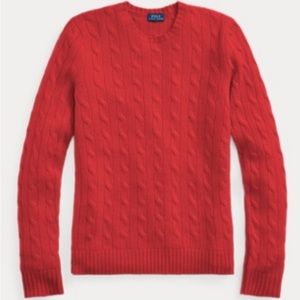 Cashmere Polo Ralph Lauren Red Sweater